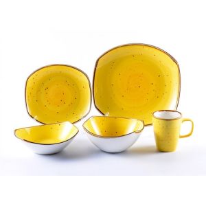 Glaze Stoneware Rustic Ceramic Serving Sushi Plate Set For Restaurant