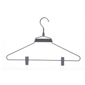 China Betterall Wholesale Thin Hanger With Clips Metal Suit Hangers on sale