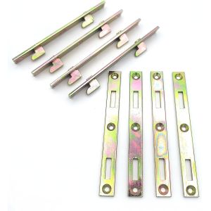 China Galvanized Sheet Metal Bed Frame Connecting Bracket for 2mm Thick Bed Sheet Fasteners on sale