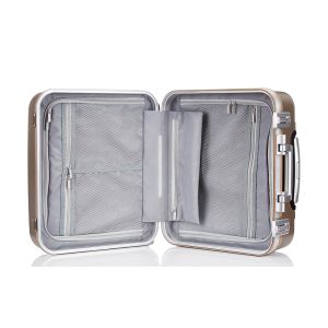 Aluminum Frame Luggage Suitcases with 4 Spinner Wheels and Customized Design