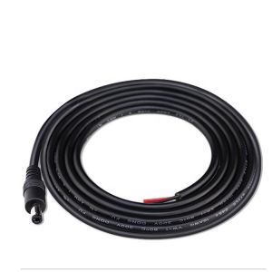 DC 2.1x5.5mm Male Female Socket Barrel Connector to Open DC Pigtail Power Cable