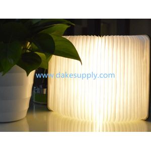 Portable Rechargeable Folding LED Reading Lamp Book Shaped Lamp