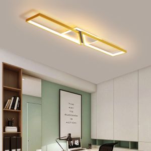 LED Office Ceiling Lamp Rectangular Modern Minimalist Meeting Living Room Strip