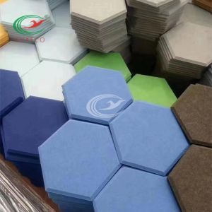 Harmless Fireproof Hexagon Foam Panels Environmentally Friendly