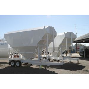27 T-30 T Portable Cement Silo  / Industrial Mobile Cement Silo With Auger