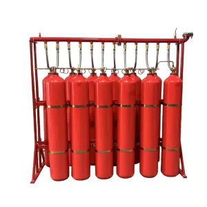 Cylinder Volume 42kg CO2 Fire Suppression System with Mechanical Emergency