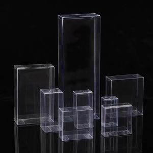 China Custom Clear Pet Plastic Box Transparent Folding for Gift Packaging on sale