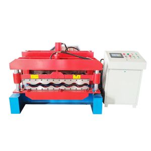 1200MM Galvanized Glazed Tile Forming Machine Roofing Panel Roll Forming Machine