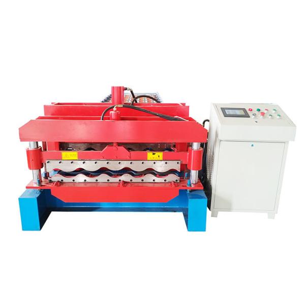 1200MM Galvanized Glazed Tile Forming Machine Roofing Panel Roll Forming Machine