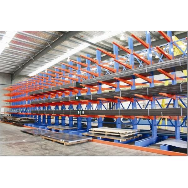 Long Arm Warehouse Cantilever Racking Systems Double &Single Side Hanging