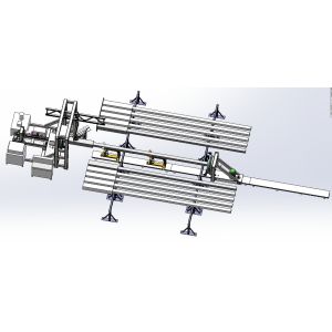 ROBOT BASE PLATE WELDING AND DOOR CUTTING COMBINATION MACHINE