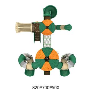 Comfortable Amusement Rides Safety Multiplayer Kids Playground Slides