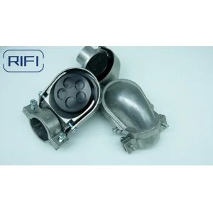 Durable Tamper-Resistant EMT Conduit Fitting with Grounding Provisions for Service Entrance Cap