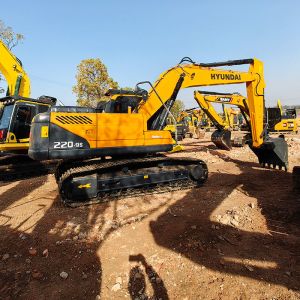 Used Hyundai 220-9s Excavator 1m3 Bucket Capacity Second Hand Hyundai Excavators