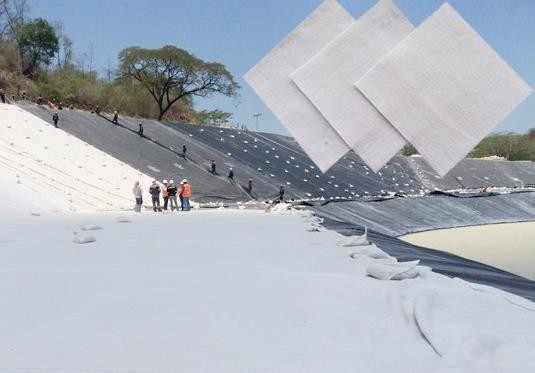 Quality Short Filament Nonwoven Geotextile Construction Fabric 400g wholesale