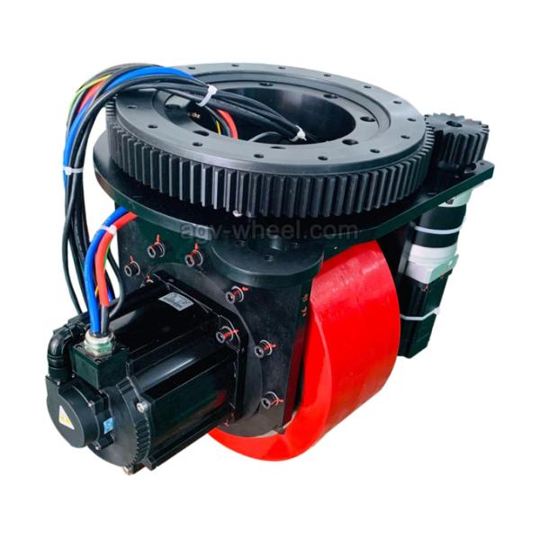 5000W Heavy Duty AGV Drive Wheels DC Motor Mobile Robot Wheels 400cm