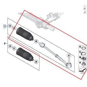 For Rolls-Royce Phantom (2004-2013) Inner&Outer Steering Ball Joints With Dust