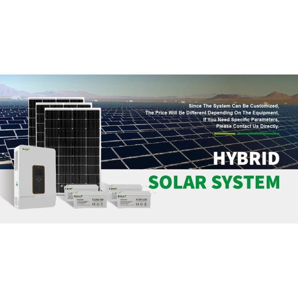 Lithium Battery Hybrid Solar System Hybrid Solar Power Generation System