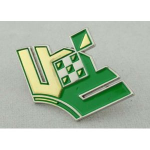 China Butterfly Clutch Crown custom enamel pins Gold And Nickel Plating 1.0 Inch on sale