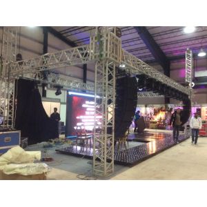Hanging Line Speaker Box Stage Roof Truss System Hanging LED Screen Facilities