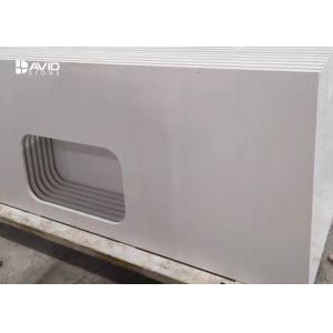 Artificial Stone Kitchen Countertops Quartz Vanity Top Stain Resistant
