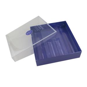 China Custom Perfume Gift Box Printing With Transparent Clear Lid on sale