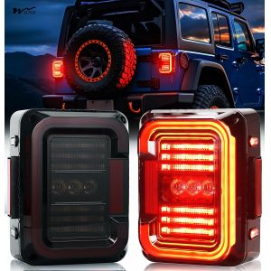China Wattage 85 watts C Shaped LED Tail Lights with Smoked Lens and Built-in EMC Rear Lights 2 PCS on sale