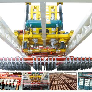 20Kw Clay Brick Setting Machine Tunnel Kiln Brick Stacking Machine