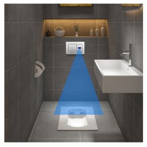 680x370x830mm Upper Cistern Hidden Wall Mounted Toilet with Concealed Auto Flush