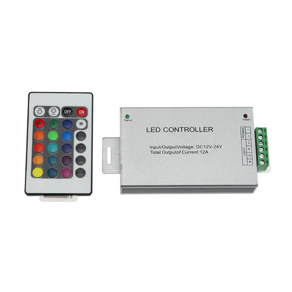 Quality Aluminum Case 24 Key IR Remote Controller 3CH Common Anode Mode wholesale