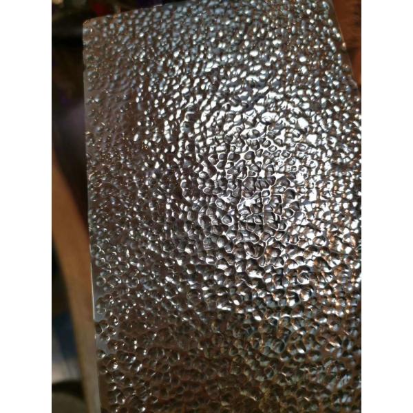 Custom Made 304 316l Hammered Pattern Stainless Steel Sheets For Villa Hotel