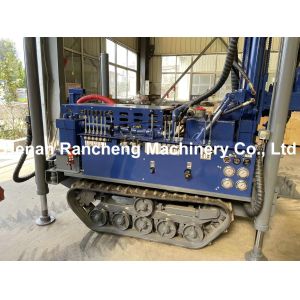 Crawler Mounted Small Mini Rock Deep Rotary 180m Water Well Borehole Drilling Rig