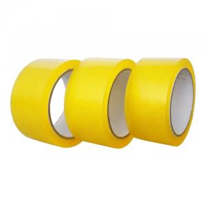 Cheap Lemon Yellow Transparent Bopp Tape Yellowish Packing Tape for sale