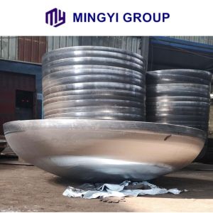 Equal Pressure Vessel Spherical Dish End Head with Customized Material and