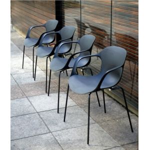 China stackable outdoor Elephant chair/stackable patio chair/Plastic Armrest Nap chair on sale