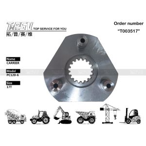 Cheap 203-26-61120+201-26-62240 Convenient PC120-6 Excavator Swing 1 Stage Carrier with Gear Meshing Installation and Dealed Bag Transport Packaging for sale