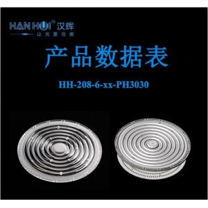 Cheap Low Glare High Bay Light Lens 265×11.5mm Size 60°/90°/120° Available 3030/2835LEDs High Transmittance Easy Installation for sale