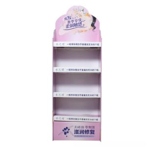 Retail Store Shampoo Body lotions Cardboard POS Display Stand For Brand