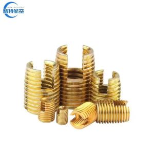 Fine/Coarse Thread Type Lubricated Slotted Self-Tapping Threaded Insert T/T