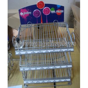 China Cosmetic Portable Spice Rack Nail Polish Holder Cases Counter Top on sale