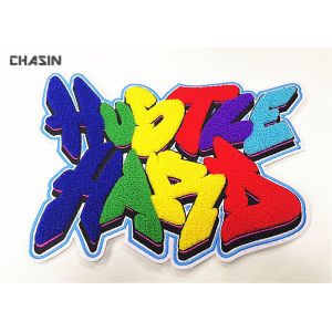 China Custom No Minimum Chenille Embroidery Patches For Varsity Jackets on sale