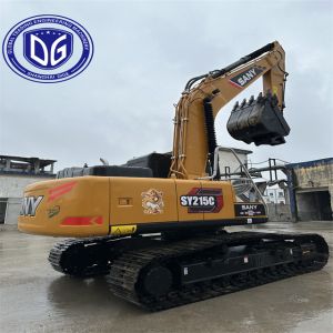 China Used Sany SY215 21.5Ton Crawler Excavator Medium Excavator Excellent Performance On Sale on sale