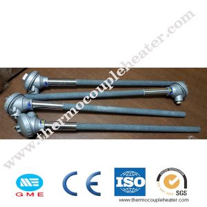 0-1500C Temperature Range Rtd Type K Silicon Carbide Protect Tube Thermocouple