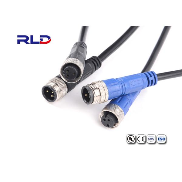 Quality Panel Mount Electrical Round Multi Pin Connectors 3 Pin Power And 9 Pin Signal wholesale