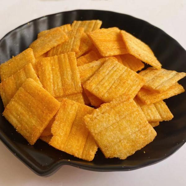 Quality Delicious millet snack streetfood cheese rice cracker crispy rice crust wholesale