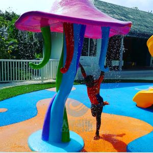 ODM Swimming Pool Child Water Splash Pad Sprinkler Jellyfish For Kids