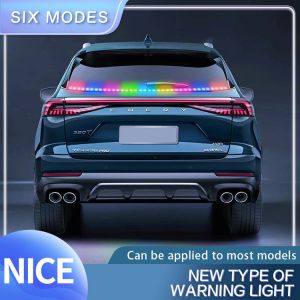 12V 1.2M Car Rear Trunk Tail Light LED RGB Strip Brake Lights Rear Tail Warning