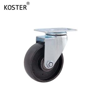 Cheap 130kg Load Capacity 2.5&quot;-5&quot; All Iron Trolley Barrow Castor Wheel for Customized Request for sale