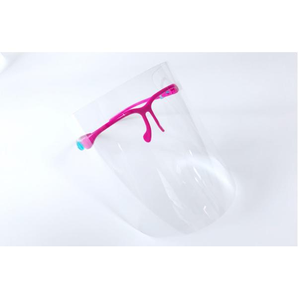 Quality New Arrival Full Cover Protective Face Sheild PET Transperent With Glasses Frame wholesale