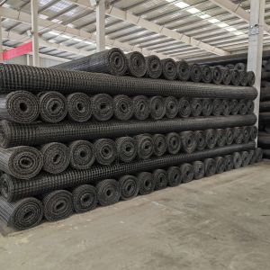 Highway Road Polypropylene Geogrid 50m Length and Durable for Construction